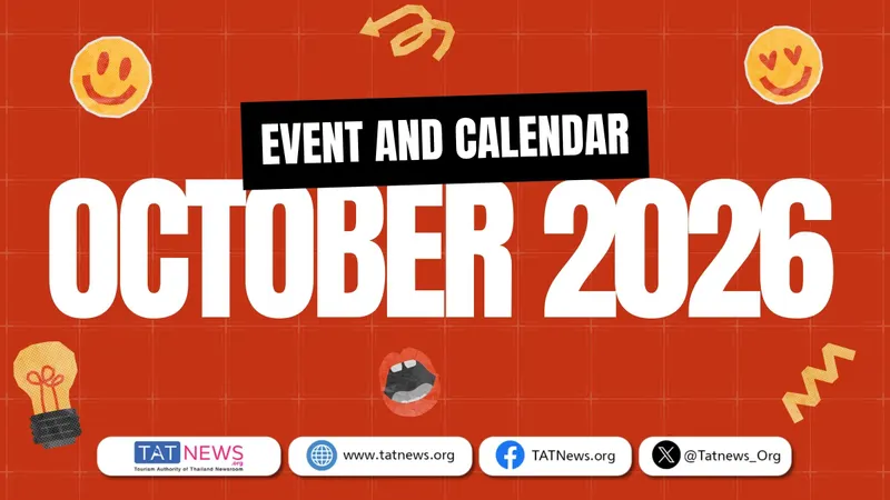 Eventos y programas culturales en Tailandia en octubre de 2026
